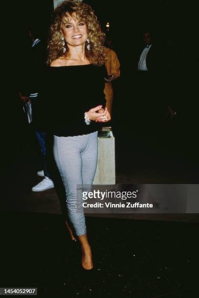 Dyan Cannon attends an event, United States, circa 1980s.