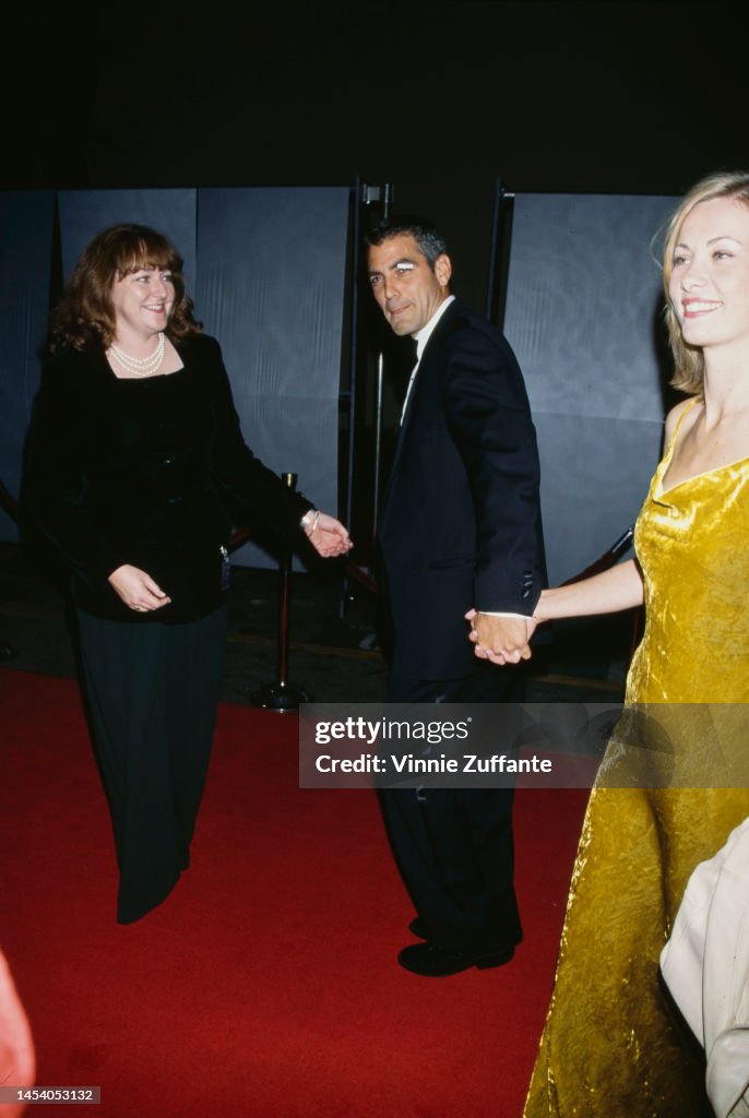 Celine Balitran and George Clooney Attend 1996 Fire & Ice Ball