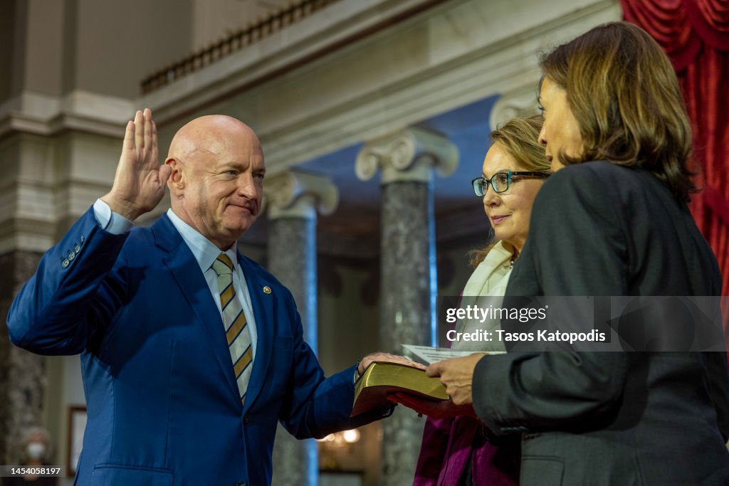 Newly-Elected Senators Attend Ceremonial Swearing-In Event At U.S. Capitol