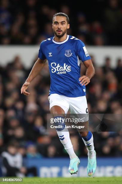 Dominic Calvert-Lewin of Everton during the Premier League match between Everton FC and Brighton & Hove Albion at Goodison Park on January 03, 2023...