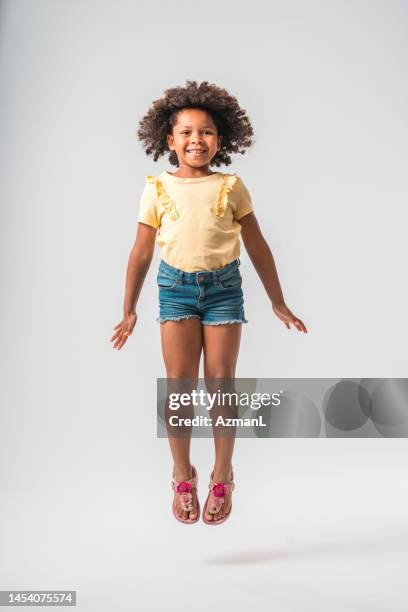 happy in summer wear - girl sandals stock pictures, royalty-free photos & images