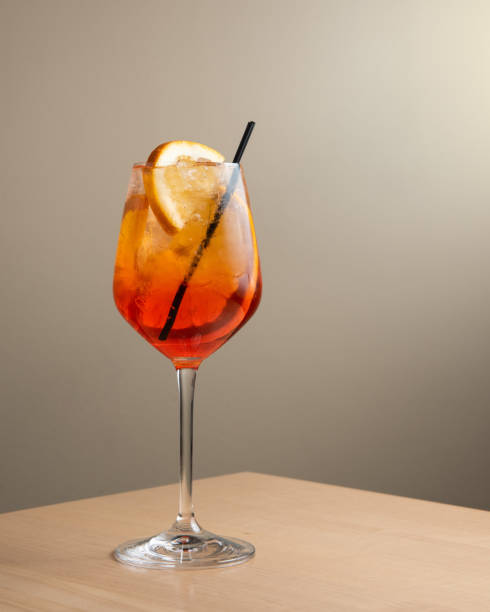 spritz cocktail food and drink photography (click for more) - orange cocktail stock pictures, royalty-free photos & images