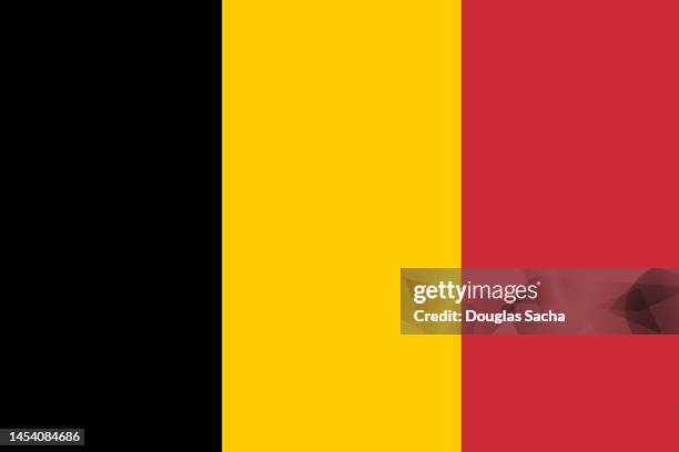 close up of kingdom of belgium flag - bandera belga fotografías e imágenes de stock
