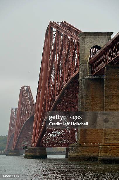 General view of the Forth Rail Bridge which has been included on a shortlist for Unesco status on May 29, 2012 in Queens Ferry, Scotland. The Forth...