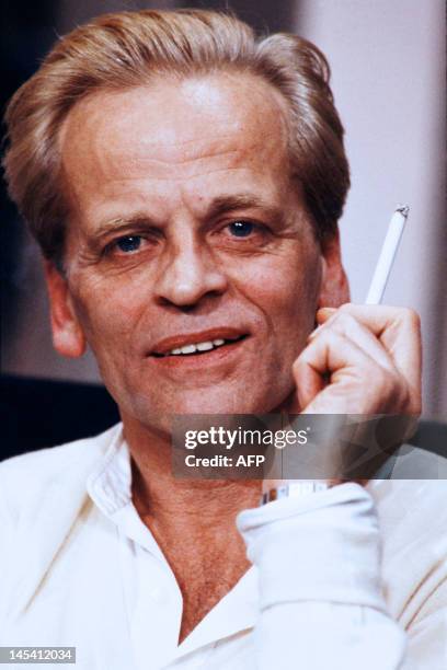 Portrait taken on July 20, 1981 shows German actor Klaus Kinski. AFP PHOTO