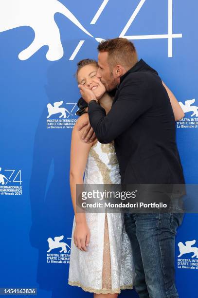 French actress Adele Exarchopoulos and Belgian actor Matthias Schoenaerts during the photocall of Le Fidèle movie at the 74 Venice International Film...