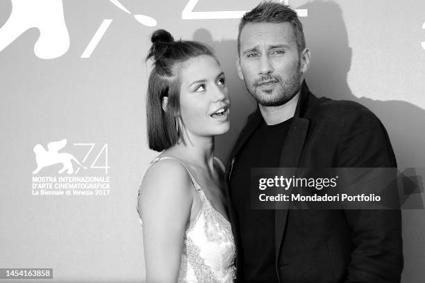 French actress Adele Exarchopoulos and Belgian actor Matthias Schoenaerts during the photocall of Le Fidèle movie at the 74 Venice International Film...