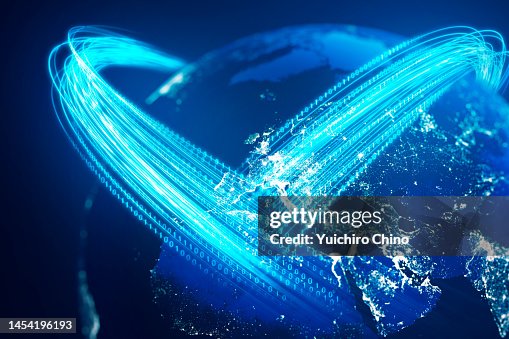 Global binary network (World Map Credit to NASA) Global binary network (World Map Credit to NASA)