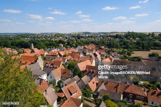 old town, warburg, north rhine-westphalia, germany - castelo 幅插畫檔、美工圖案、卡通及圖標