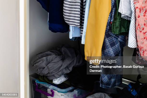 messy closet - de clutter stock pictures, royalty-free photos & images