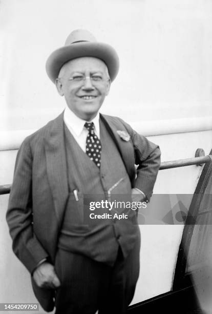 Carl Laemmle , Head of Universal Studios in Hollywood circa 1925.