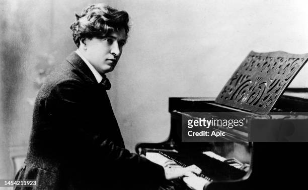 Ferruccio Busoni italian composer and pianist, circa 1900.