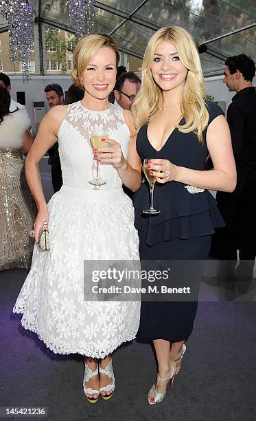 Amanda Holden and Holly Willoughby arrive at the Glamour Women of the Year Awards in association with Pandora at Berkeley Square Gardens on May 29,...