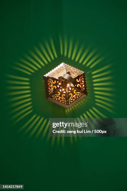 arabic lantern with light rays greeting card for muslim community holy month ramadan kareem,malaysia - muslims celebrate the holy month of ramadan stock pictures, royalty-free photos & images