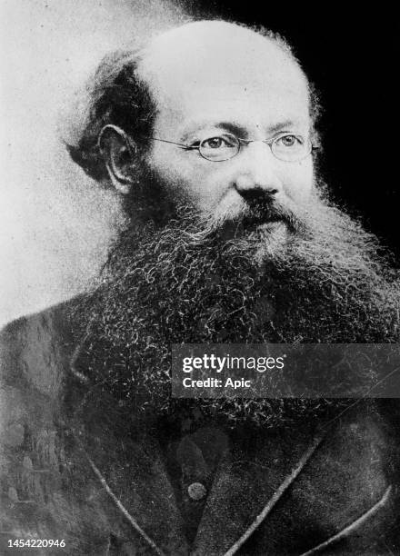 Prince Peter Kropotkin zoologist, an evolutionary theorist, geographer and one of the world's foremost anarcho-communists circa 1890.