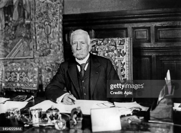 The Mexican general and politician Porfirio Diaz here during his exile in Paris circa 1915.