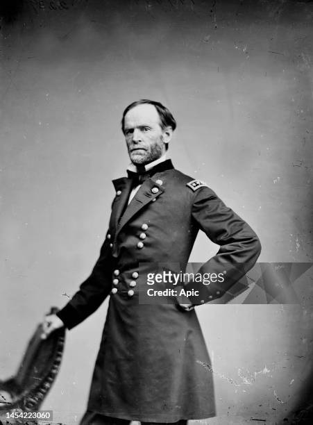William Tecumseh Sherman american general during American Civil War , c1864,.