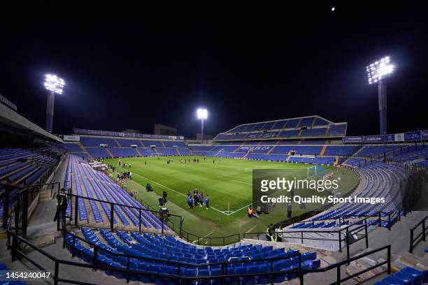 General view inside the stadium prior to the the Copa Del Rey Round of 32 match between Intercity and FC Barcelona at Estadio Jose Rico Perez on...