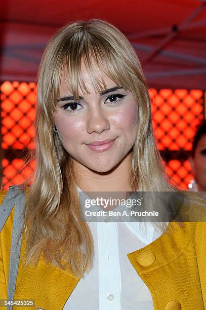 Suki Waterhouse attends Tunnel of Love in aid of The British Heart Foundation at Proud Camden on May 29, 2012 in London, England.