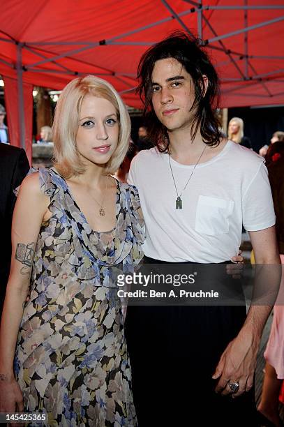 Peaches Geldof and Thoma Cohen attend Tunnel of Love in aid of The British Heart Foundation at Proud Camden on May 29, 2012 in London, England.