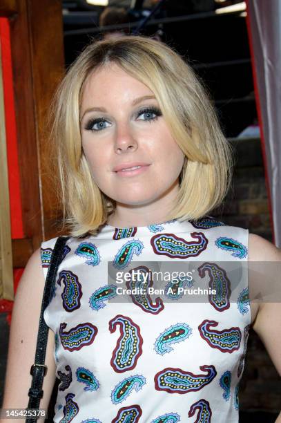 Little Boots attends Tunnel of Love in aid of The British Heart Foundation at Proud Camden on May 29, 2012 in London, England.
