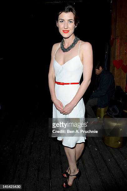 Izzy Lawrence attends Tunnel of Love in aid of The British Heart Foundation at Proud Camden on May 29, 2012 in London, England.