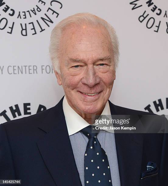 Actor Christopher Plummer attends The Paley Center For Media Presents: An Evening With Christopher Plummer at Paley Center For Media on May 29, 2012...