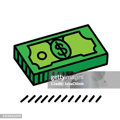 Dollar Bill Stack Doodle 6 Dollar Bill Stack Doodle 6