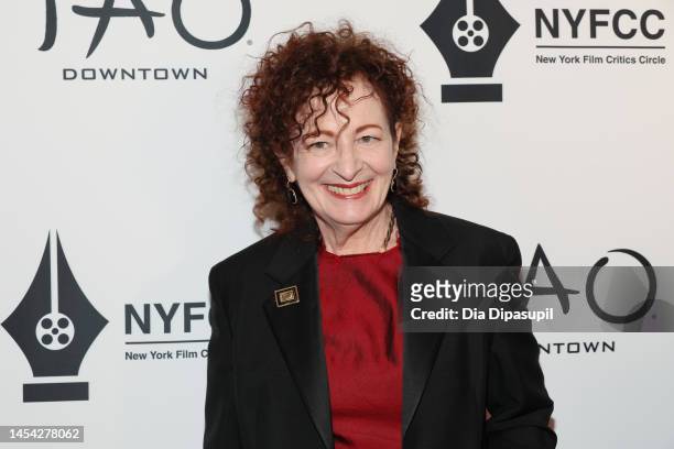 Nan Goldin attends the 2023 New York Film Critics Circle Awards at TAO Downtown on January 04, 2023 in New York City.