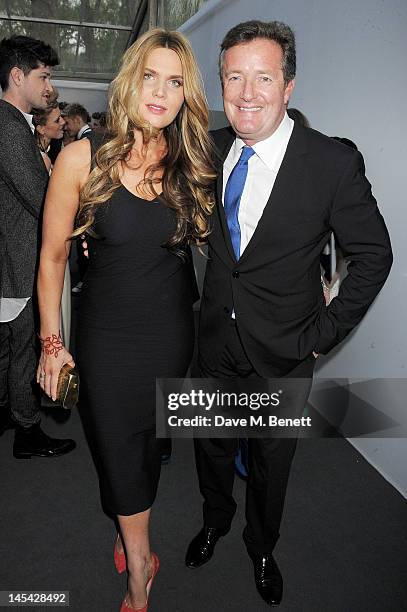 Celia Walden and Piers Morgan arrive at the Glamour Women of the Year Awards in association with Pandora at Berkeley Square Gardens on May 29, 2012...