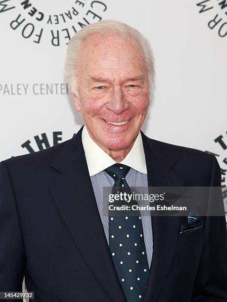 Academy Award winning actor Christopher Plummer attends An Evening with Christopher Plummer at The Paley Center for Media on May 29, 2012 in New York...
