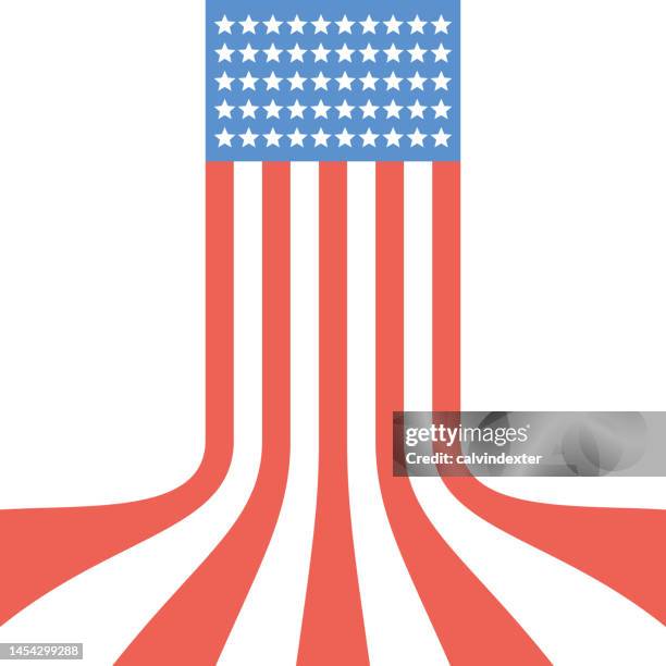 ilustraciones, imágenes clip art, dibujos animados e iconos de stock de diseño alternativo de la bandera estadounidense - partido demócrata ee uu