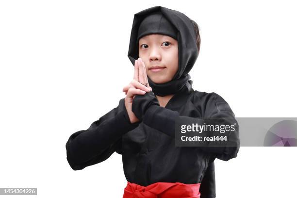 japanese ninja - ninja kid stock pictures, royalty-free photos & images