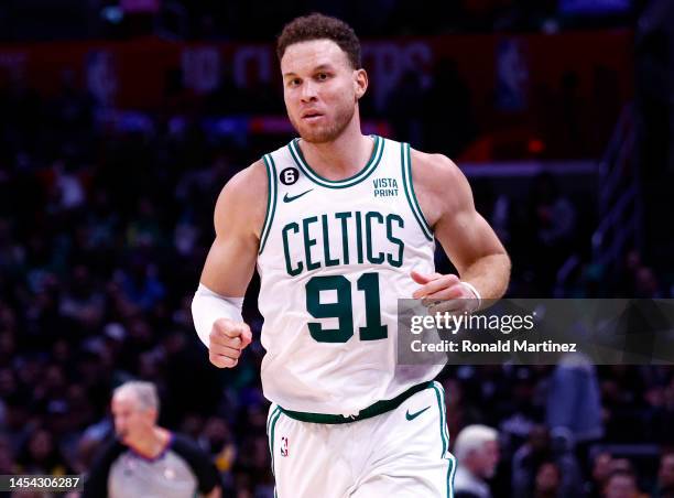 Blake Griffin of the Boston Celtics in the second half at Crypto.com Arena on December 12, 2022 in Los Angeles, California. NOTE TO USER: User...