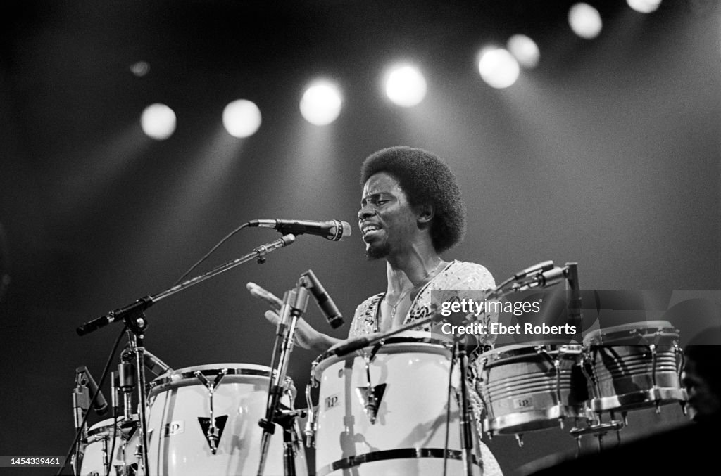 Philip Singer Percussionist and singer Philip Bailey performing with Earth, Wind ...