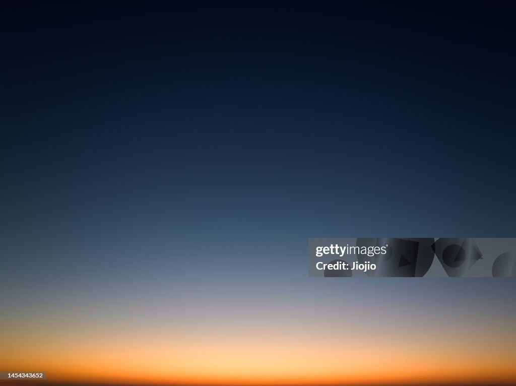 Sky at sunrise