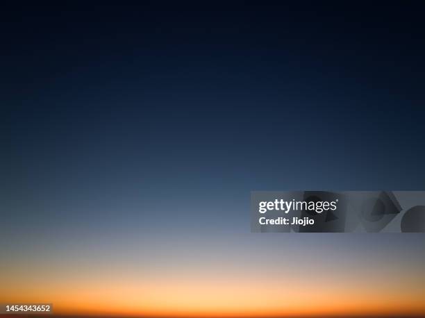 sky at sunrise - sunrise clear sky stock pictures, royalty-free photos & images