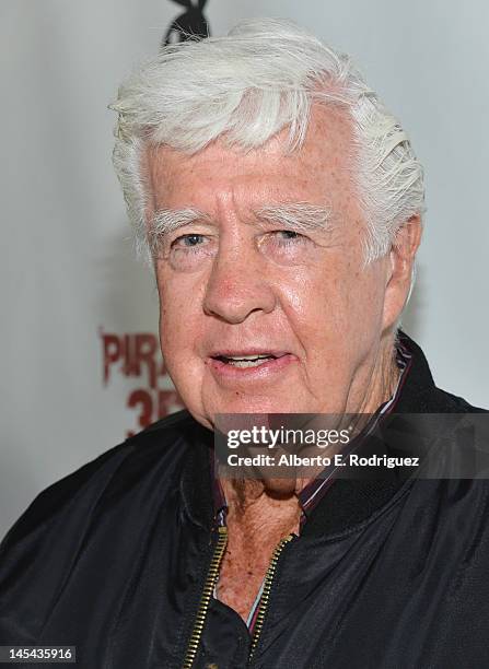 Actor Clu Gulager arrives to the premiere of Dimension Films' "Piranha 3DD" at Mann Chinese 6 on May 29, 2012 in Los Angeles, California.
