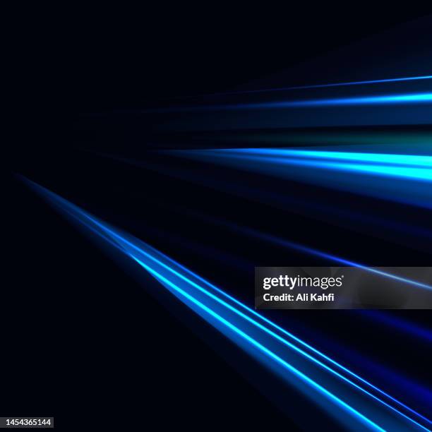 abstract light speed background - laser stock illustrations