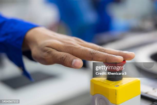 Engineers Stop 102 Emergency Stop Switch Stock Photos, High-Res Pictures, and Images ...