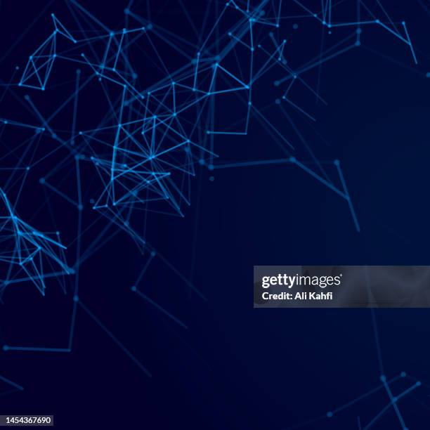 abstract network background - virtual queue stock illustrations