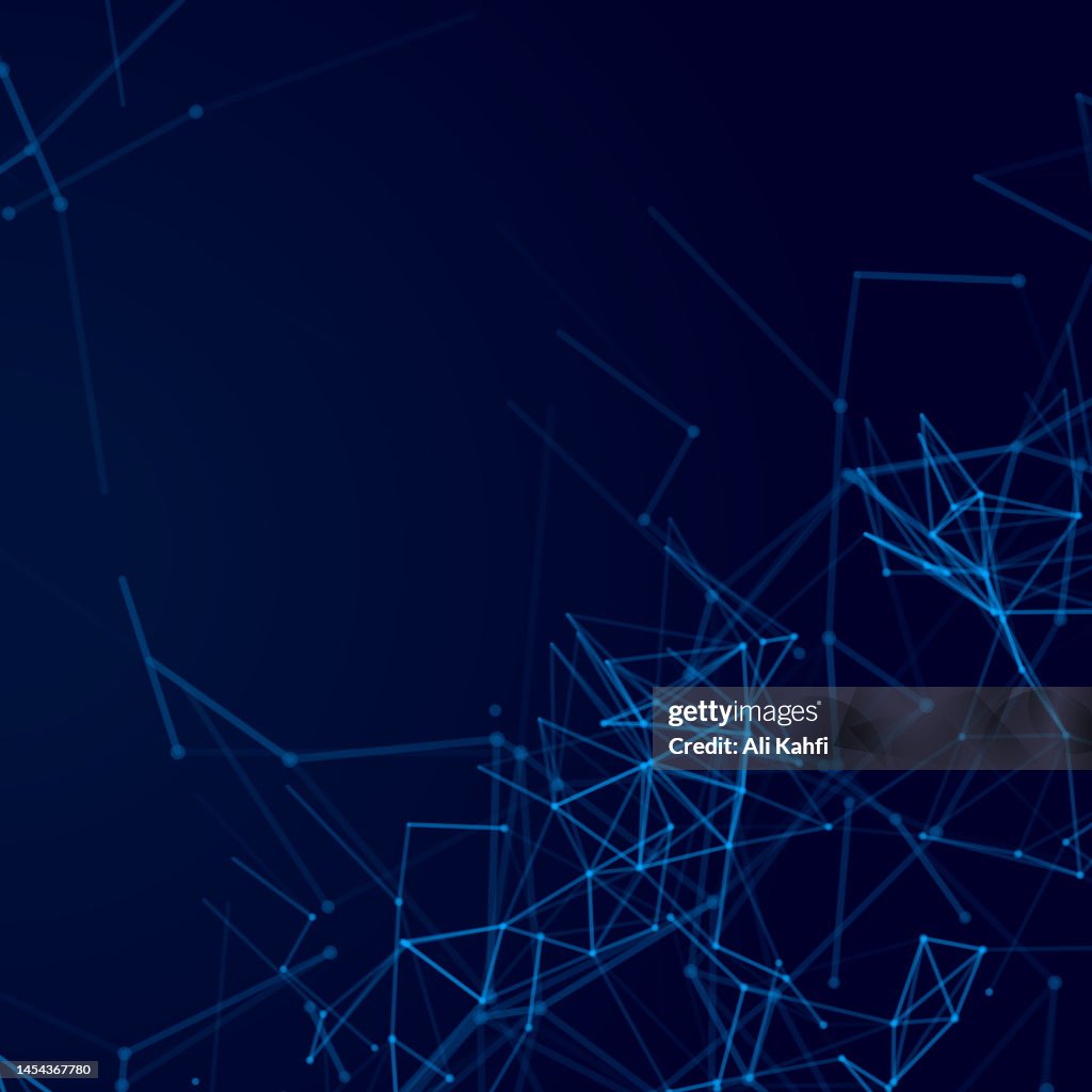 Abstract Network Background High-Res Vector Graphic - Getty Images