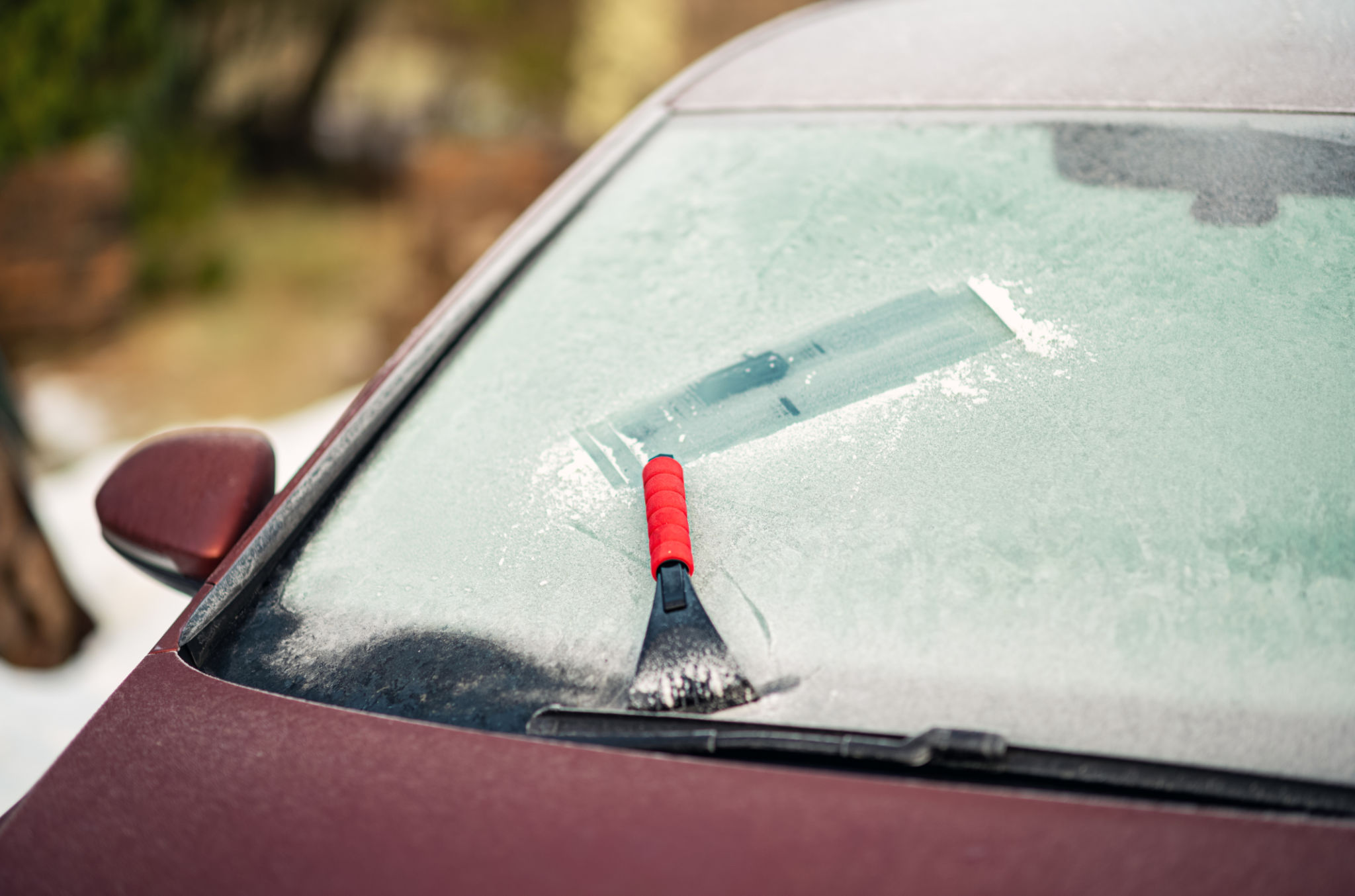 car ice scraper