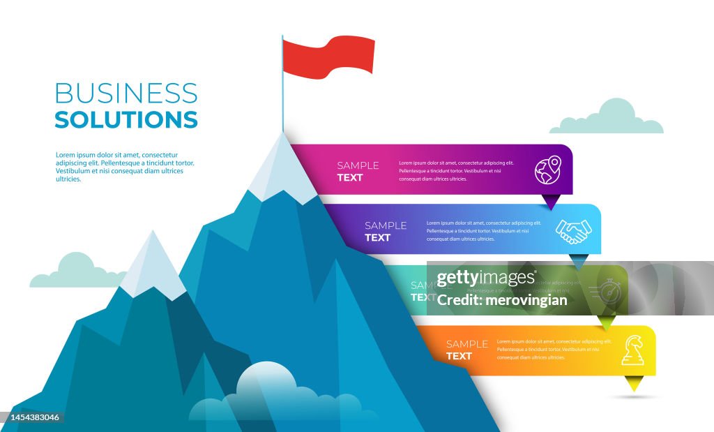 Mountain Peak Infographics