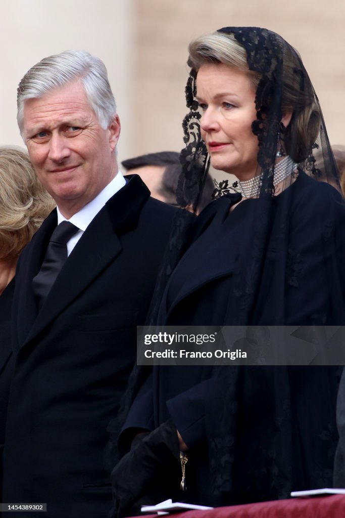 The Funeral Of Pope Emeritus Benedict XVI Takes Place In St Peter's Basilica