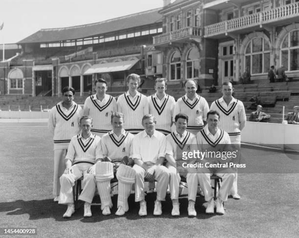 The 1962 County Championship Warwickshire County Cricket Club from left to right Khalid Ibadulla, Tom Cartwright, Ronnie Miller, Albert Wright, Jim...