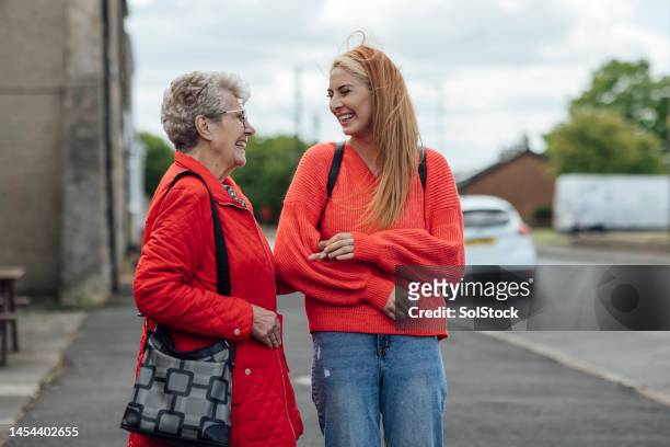 i love you grandma - community arm in arm stock pictures, royalty-free photos & images
