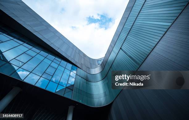 abstract architecture and modern facade - architectural stock pictures, royalty-free photos & images