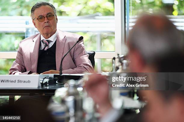 Wilfried Straub attends a board meeting of the DFB foundation Egidius Braun at the DFB headquarter on May 30, 2012 in Frankfurt am Main, Germany.