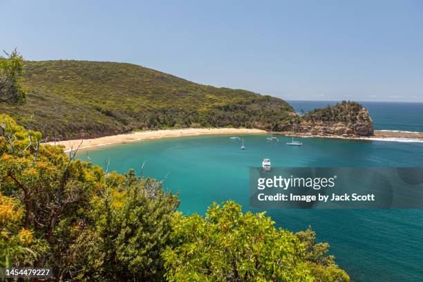 maitland bay, bouddi national park - long weekend australia stock pictures, royalty-free photos & images